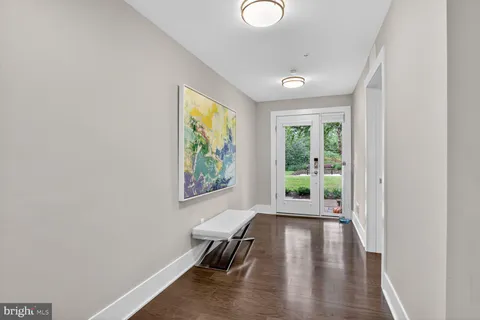 a bathroom with a shower and a toilet