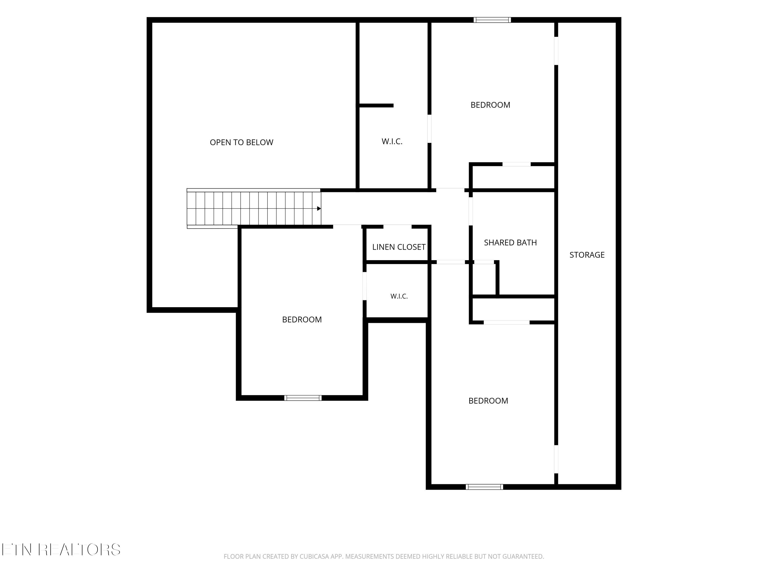 13182 Clear Ridge Road Knoxville, TN 37922 - Photo 59 of 60 Upstairs Floorplan