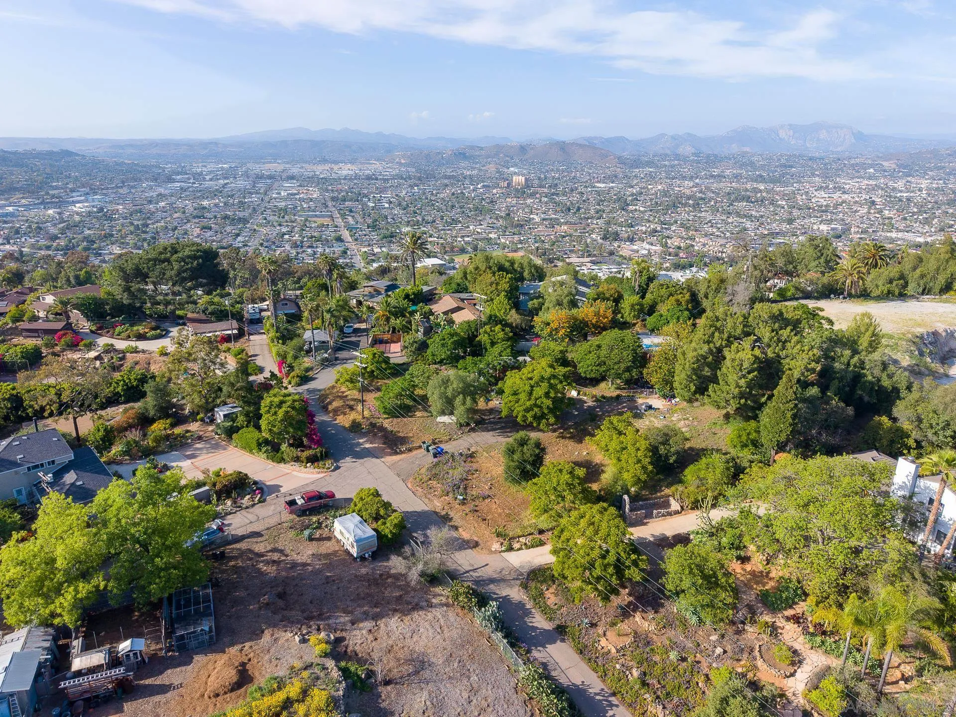 5025 Crestland Drive La Mesa, CA 91941 - Photo 10 of 19 an aerial view of multiple house with a yard