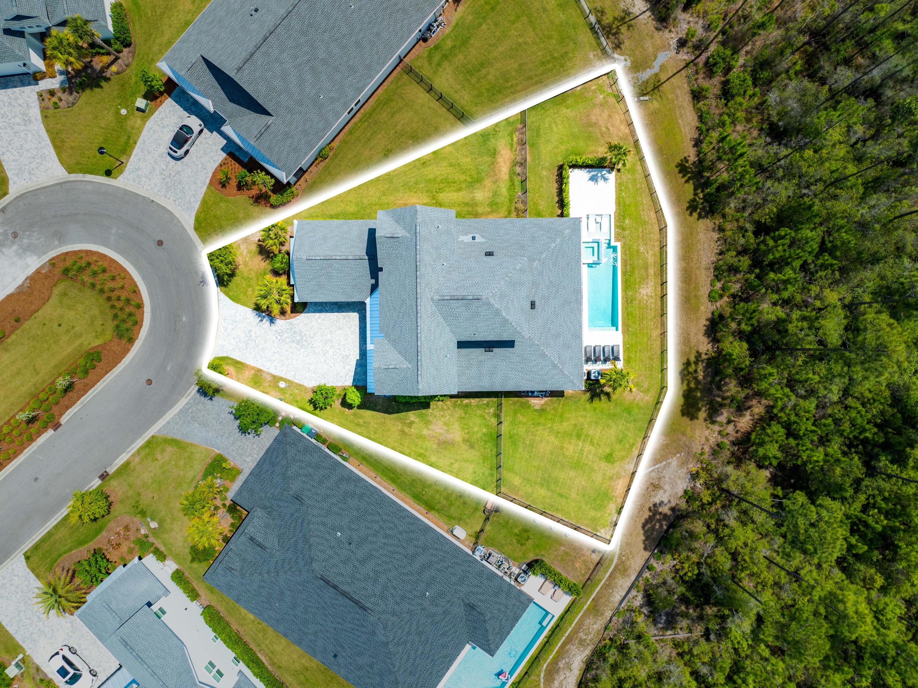 446 West Lafayette Rd Inlet Beach Inlet Beach, FL 32461 - Photo 5 of 96 446 Lafayette Aerial Marked-11