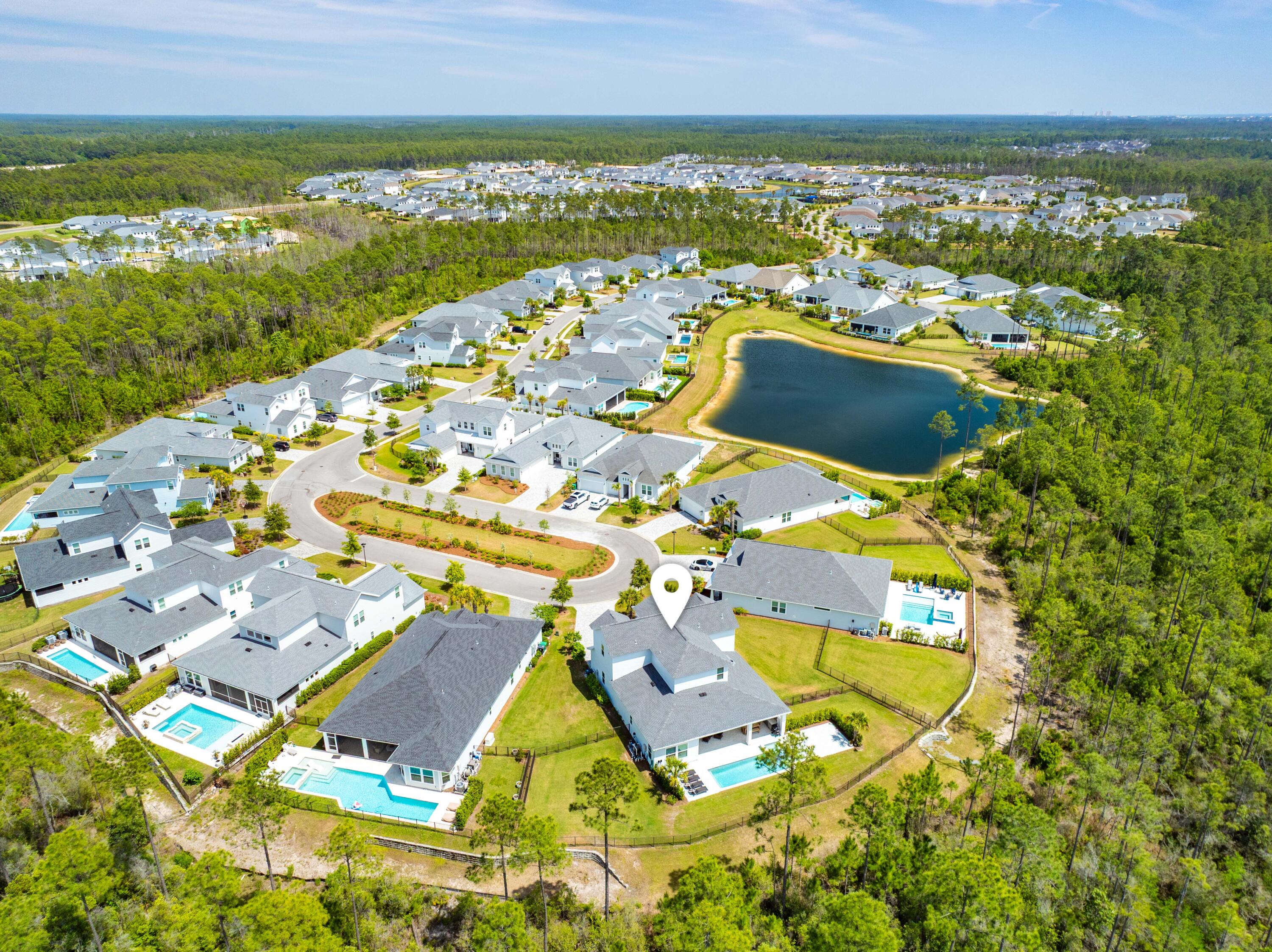 446 West Lafayette Rd Inlet Beach Inlet Beach, FL 32461 - Photo 72 of 96 446 Lafayette Aerial Marked-9