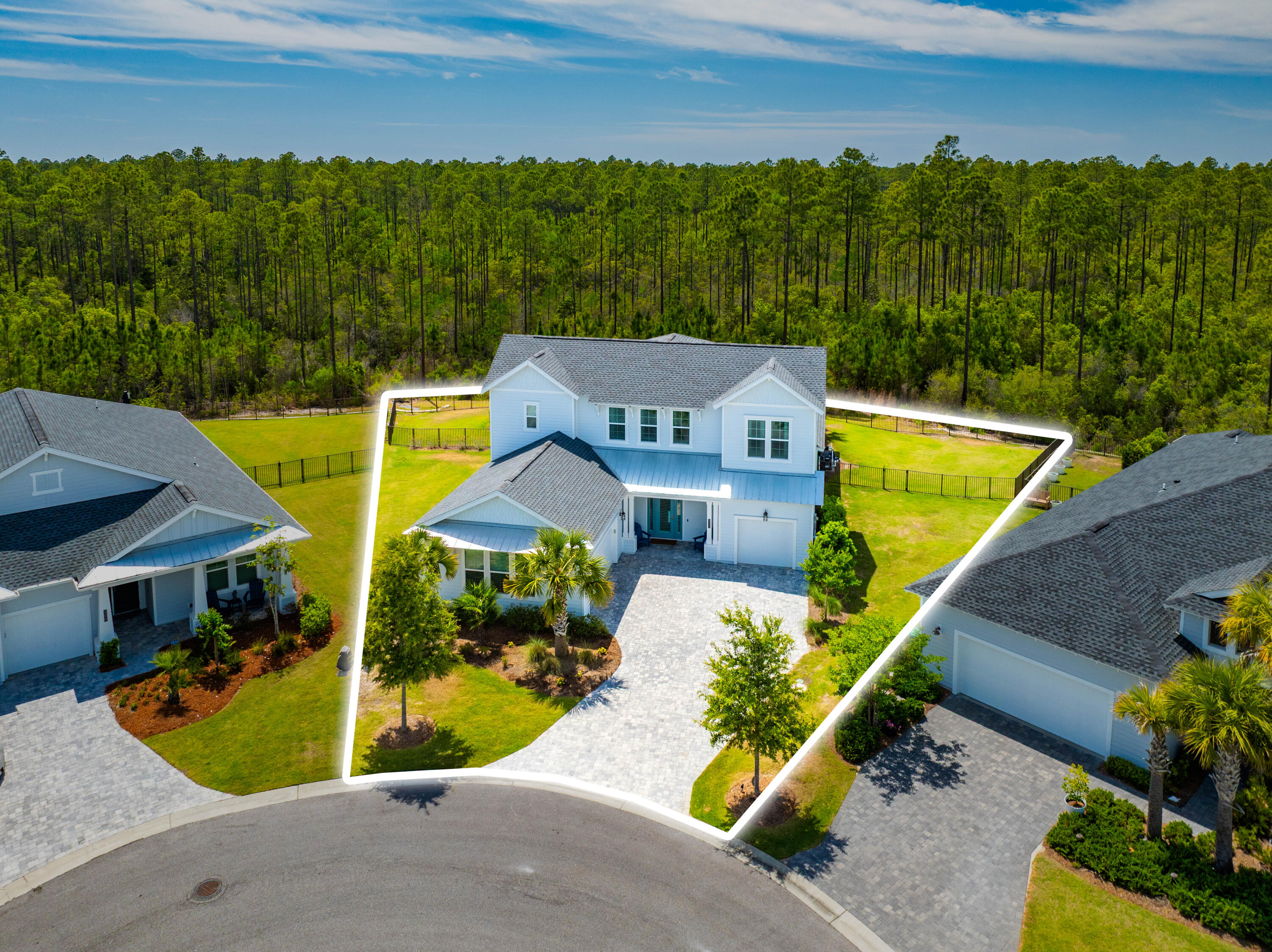 446 West Lafayette Rd Inlet Beach Inlet Beach, FL 32461 - Photo 74 of 96 446 Lafayette Aerial Marked-12