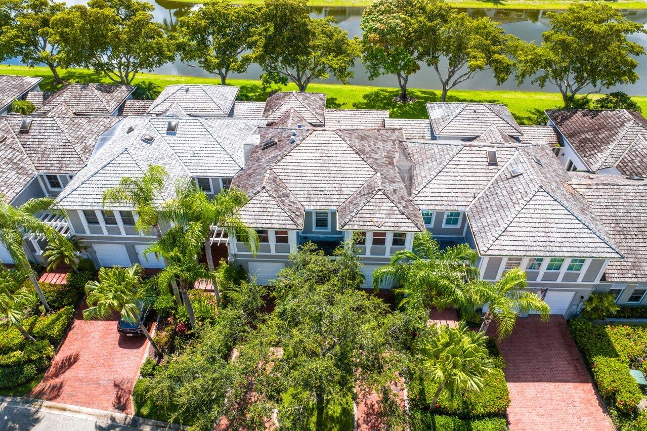 5848 Northwest 39th Avenue Boca Raton, FL 33496 - Photo 32 of 37 an aerial view of house with swimming pool and garden