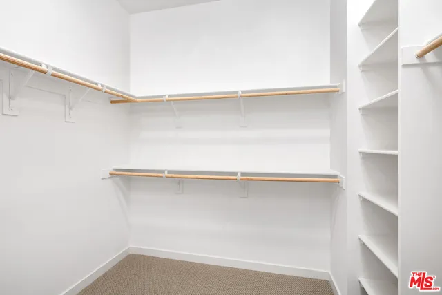 a close view of closet