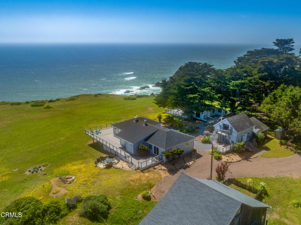 1990 South S Highway Albion, CA 95410 - Photo 6 of 57 an aerial view of a house with a ocean view
