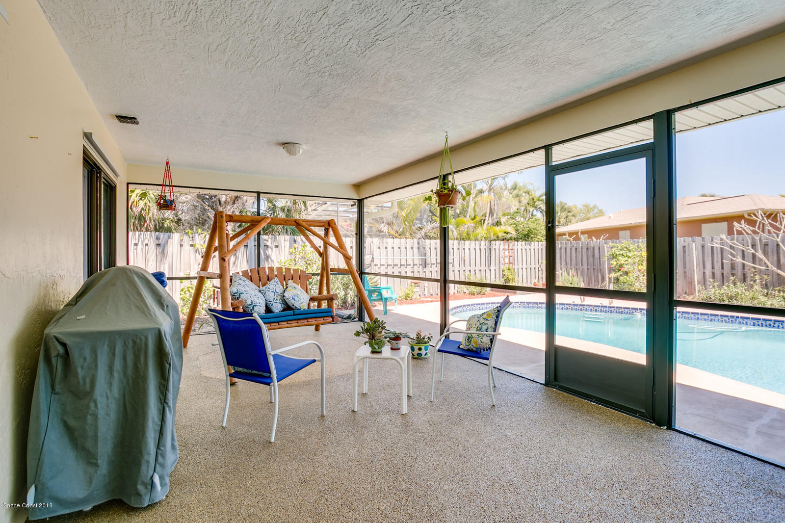 561 Kale Street Satellite Beach, FL 32937 - Photo 22 of 26 Screened Porch