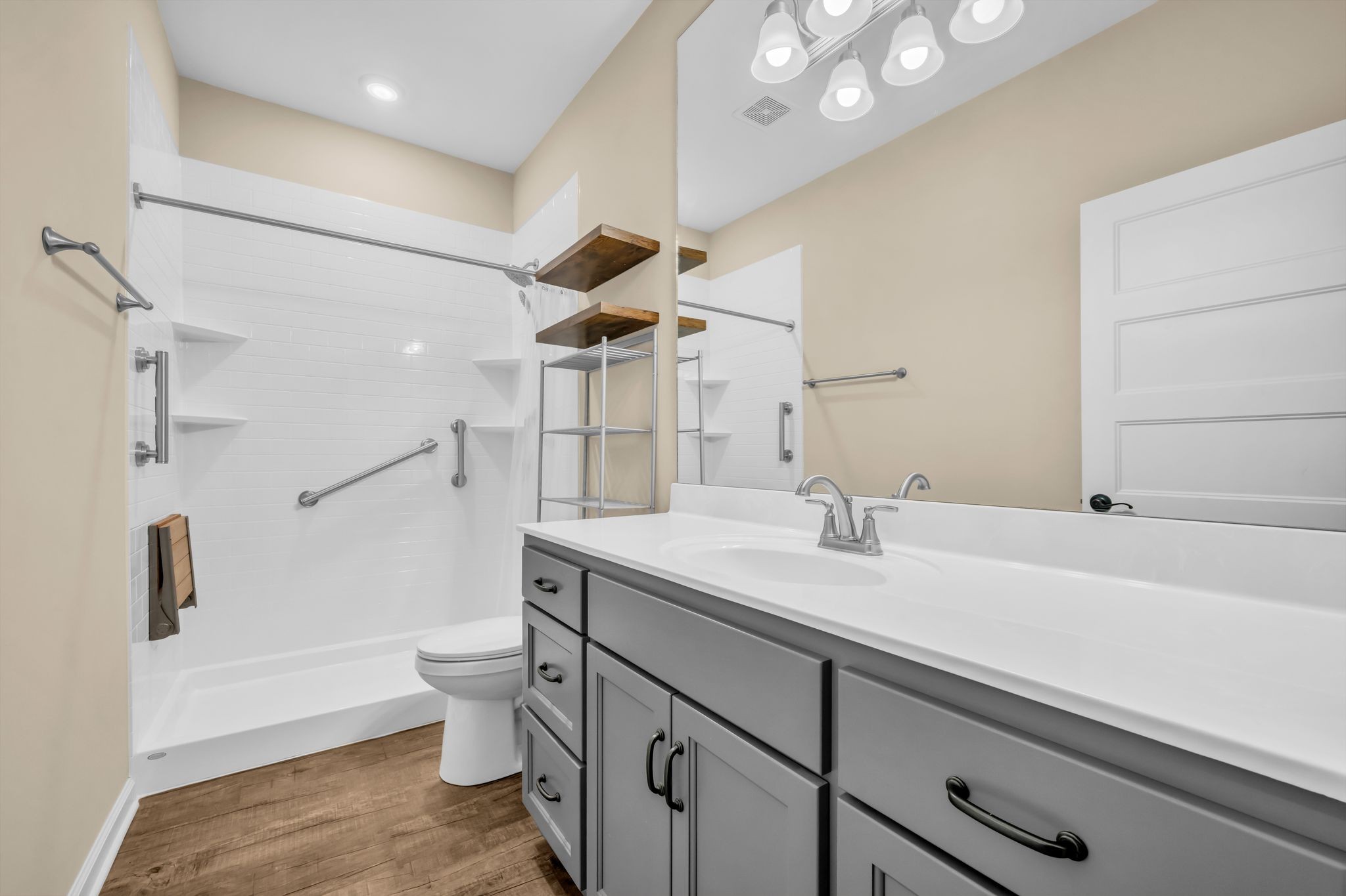 116 Eno Road Dickson, TN 37055 - Photo 15 of 28 a bathroom with a sink a toilet and shower