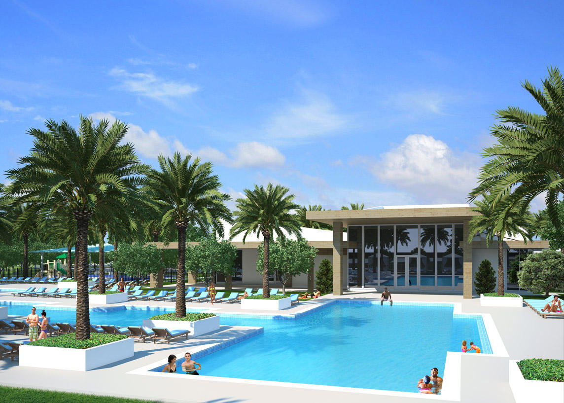5013 Grandiflora Road Palm Beach Gardens, FL 33418 - Photo 29 of 30 Clubhouse-Pool view