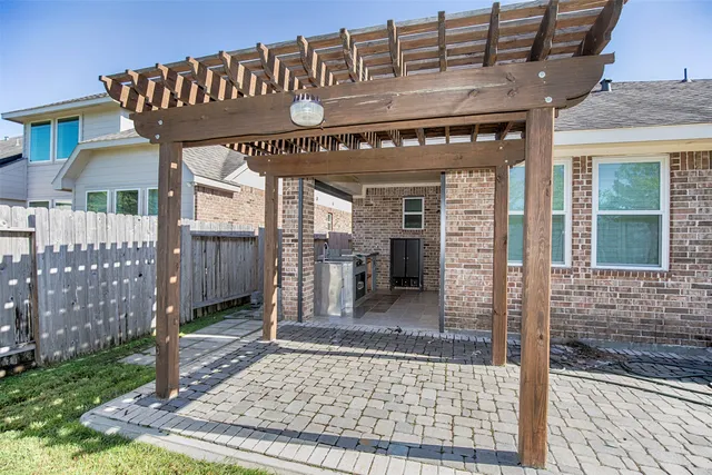 a view of a entryway door front of house