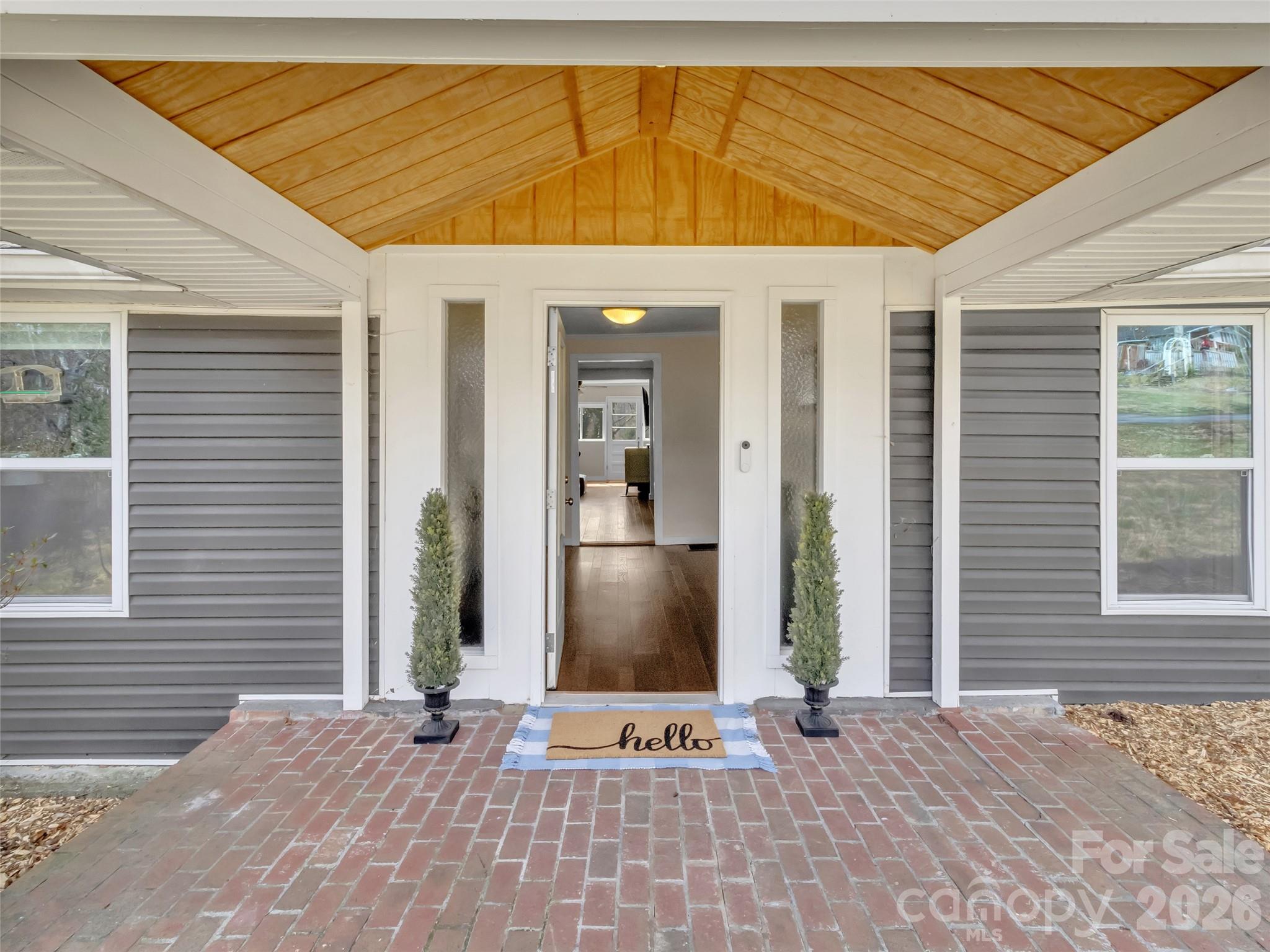 43 Melton Road Candler, NC 28715 - Photo 40 of 44 a view of an entrance of the house