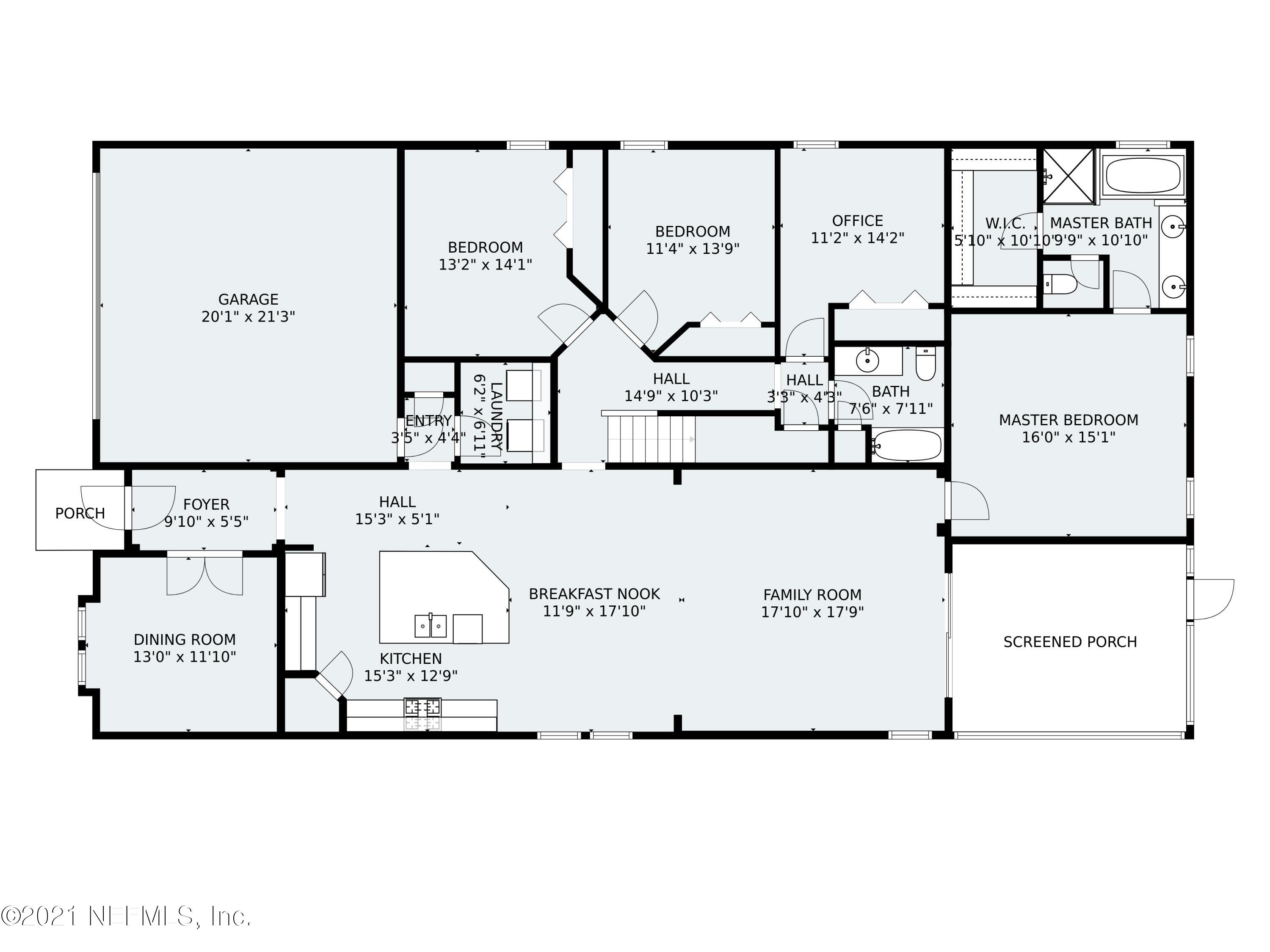 182 Crown Colony Road St. Augustine, FL 32092 - Photo 52 of 53 Floorplan 1