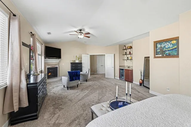 a view of living room with furniture and garden