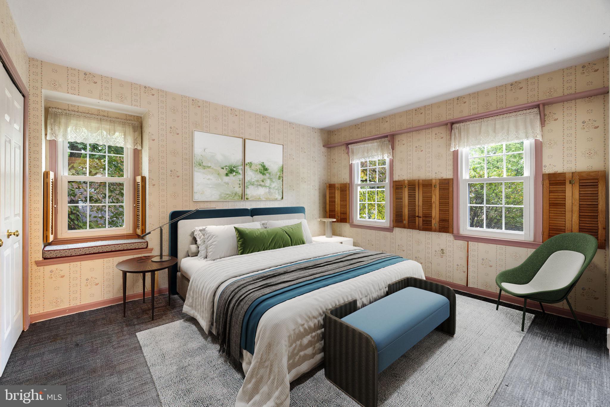 9866 Natick Road Burke, VA 22015 - Photo 44 of 60 Virtually Staged Concept - Guest Bedroom