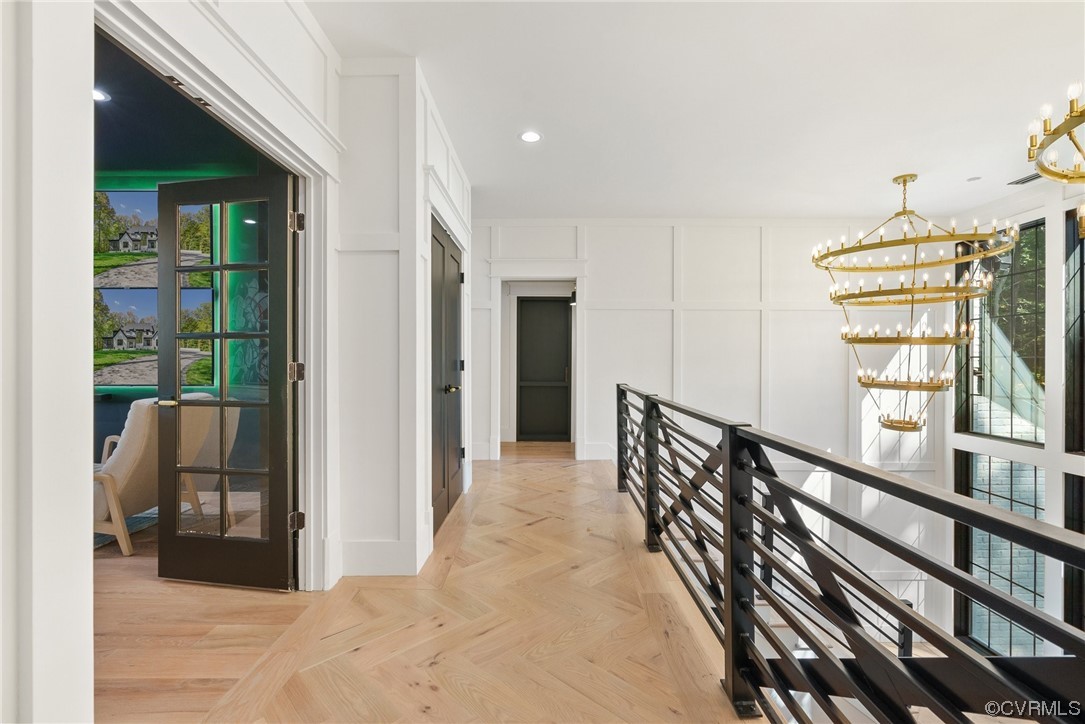 8576 Barrique Road New Kent, VA 23124 - Photo 30 of 50 a view of a hallway with furniture and windows