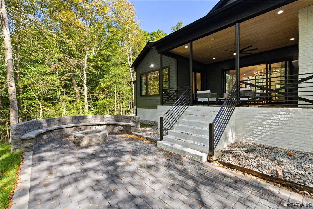 8576 Barrique Road New Kent, VA 23124 - Photo 48 of 50 a view of a lounge chairs in the patio