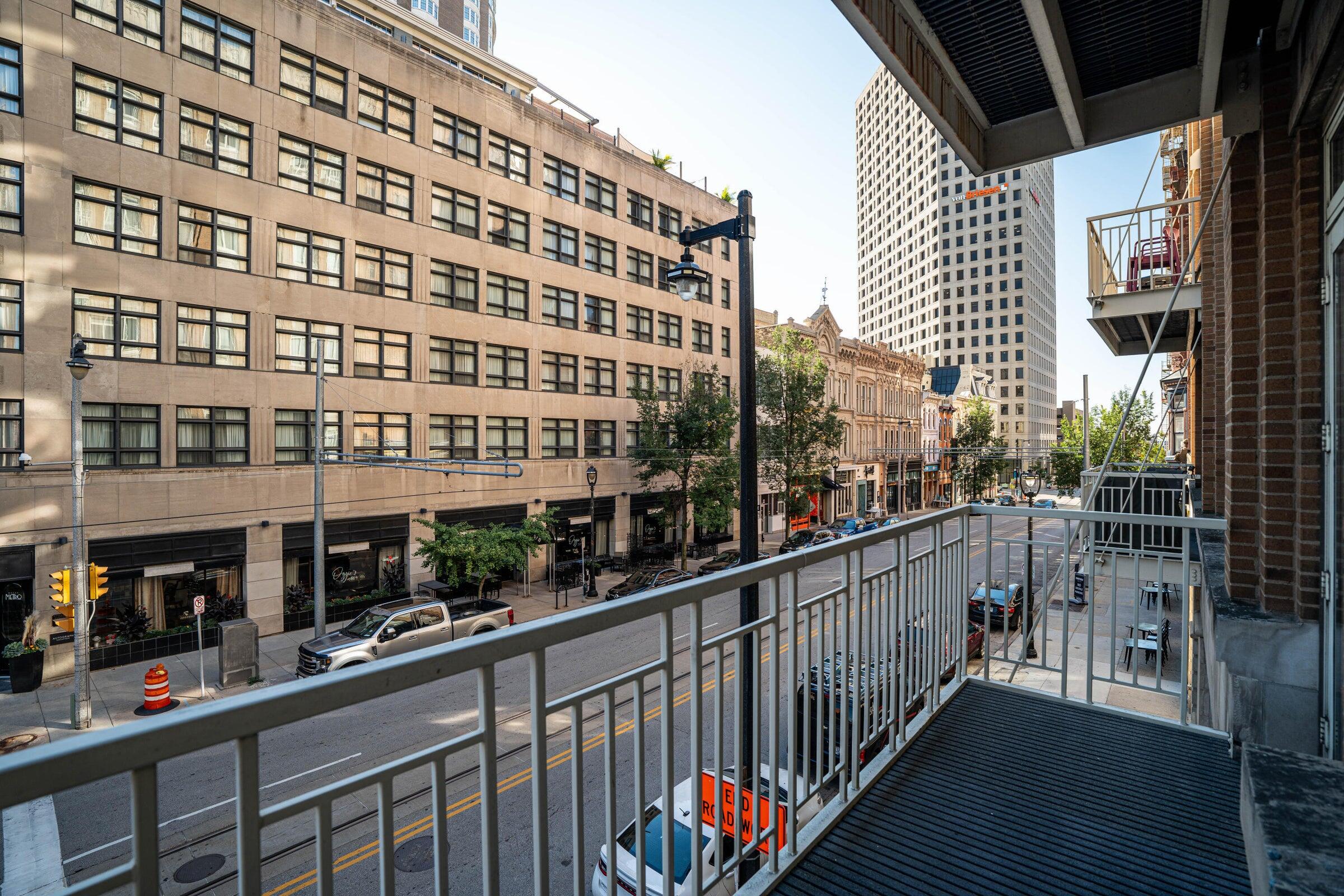 741 North Milwaukee Street, Unit 202 Milwaukee, WI 53202 - Photo 17 of 23 Spectacular Balcony View