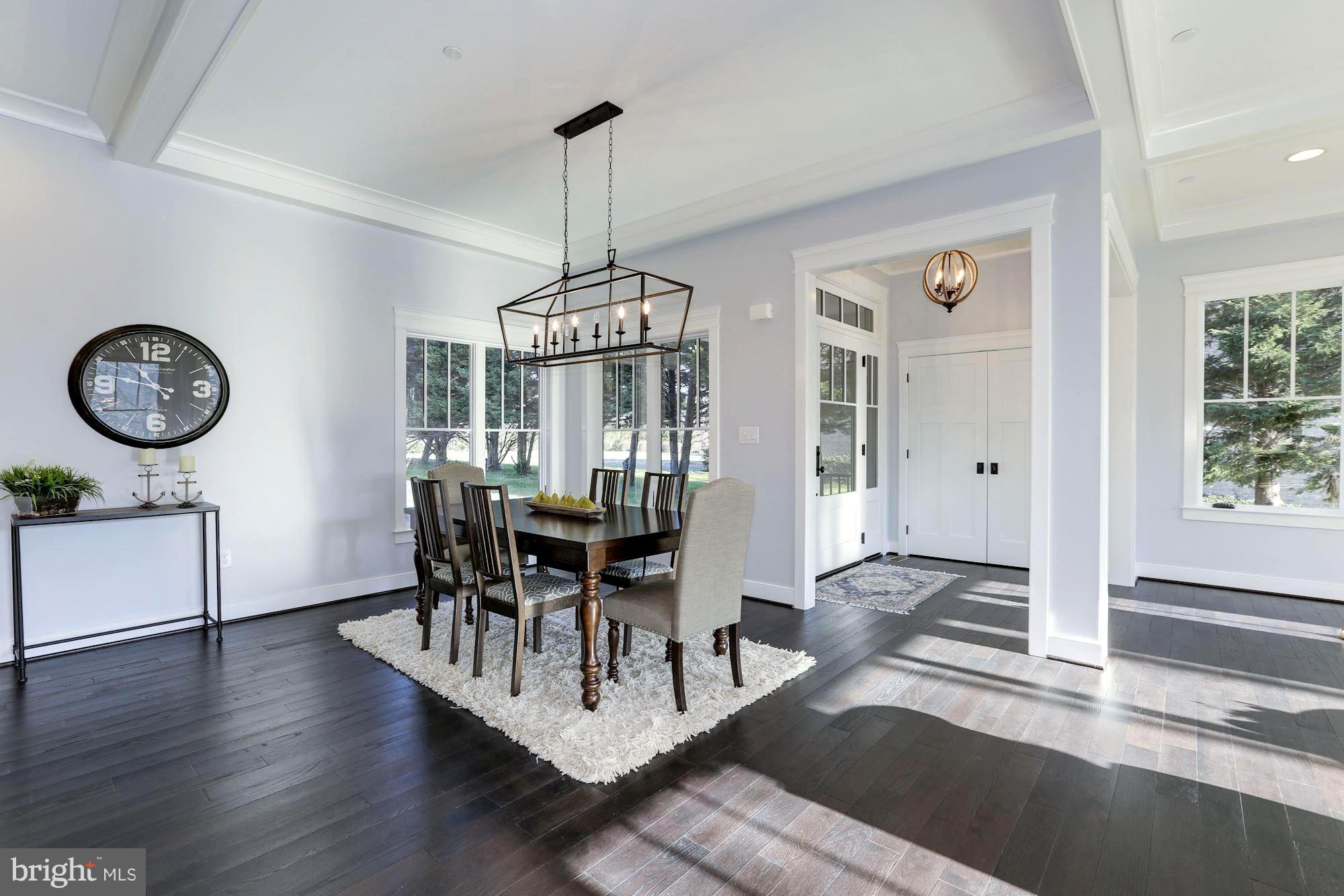 661 Red Cedar Road Annapolis, MD 21409 - Photo 14 of 47 Dining Room Showcasing Designer Chandelier