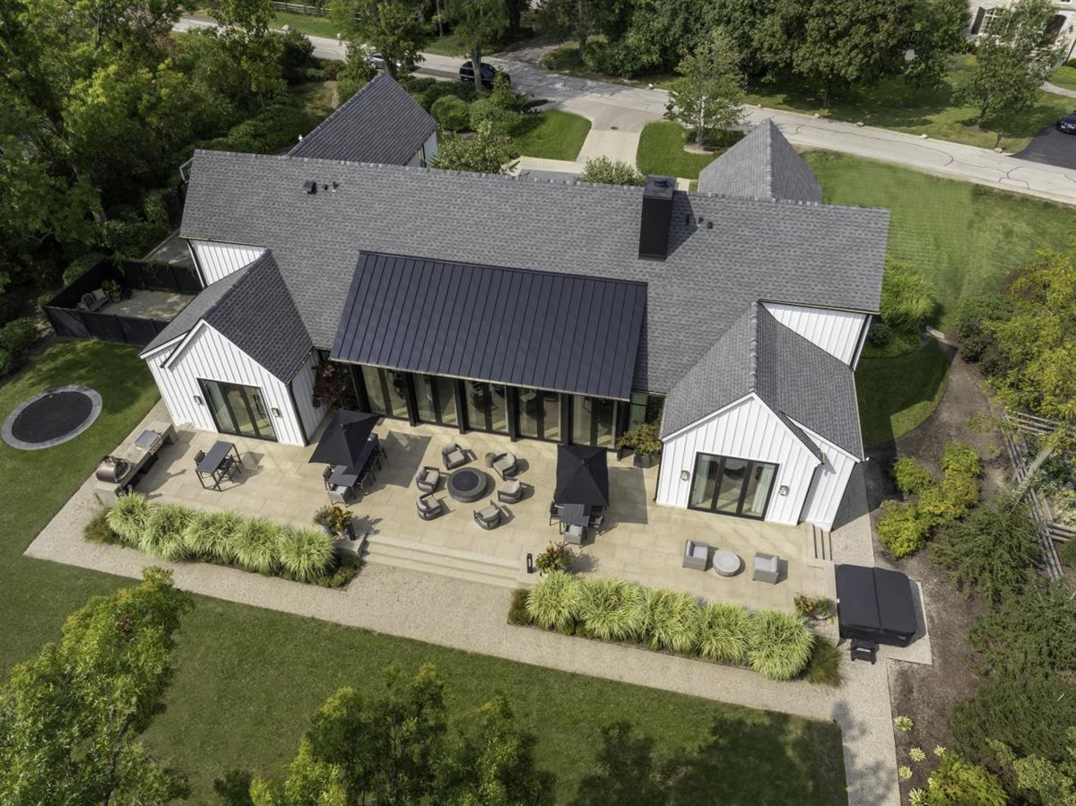 2064 Norfork Road Northfield, IL 60093 - Photo 63 of 63 a aerial view of a house with table and chairs