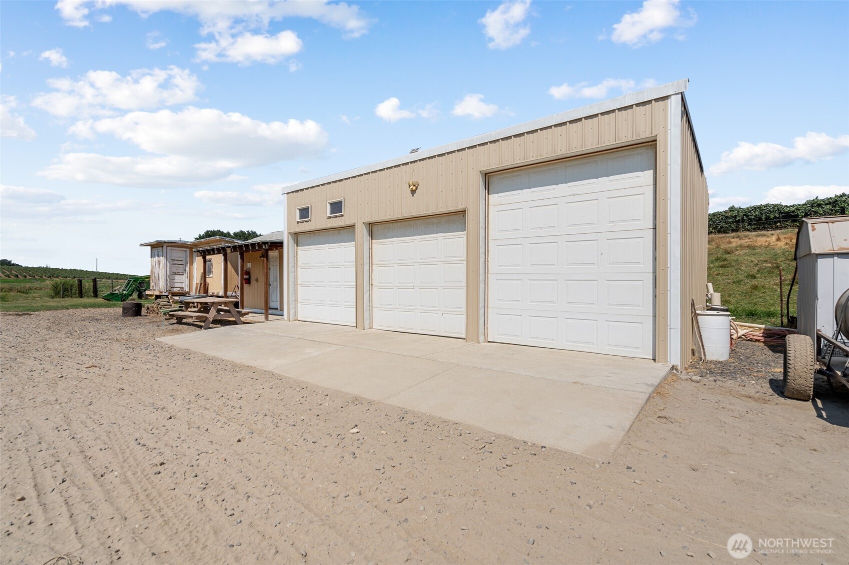 0 Olmstead Road Grandview, WA 98930 - Photo 29 of 31 a area with a bench in front of it