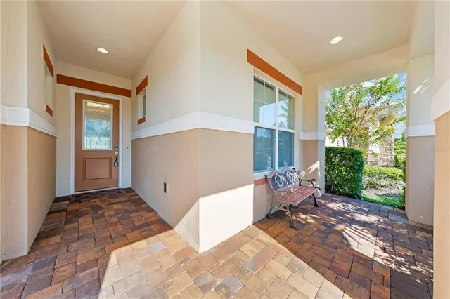 a view of kitchen with cabinets and wooden floor
