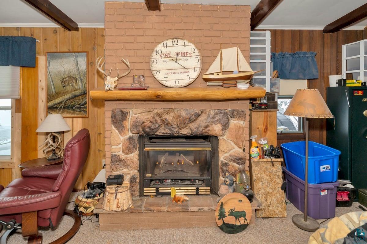 54550 George Lake Road Barnes, WI 54873 - Photo 10 of 29 Fireplace