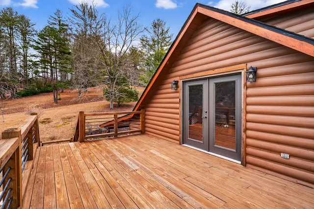 a view of a roof deck