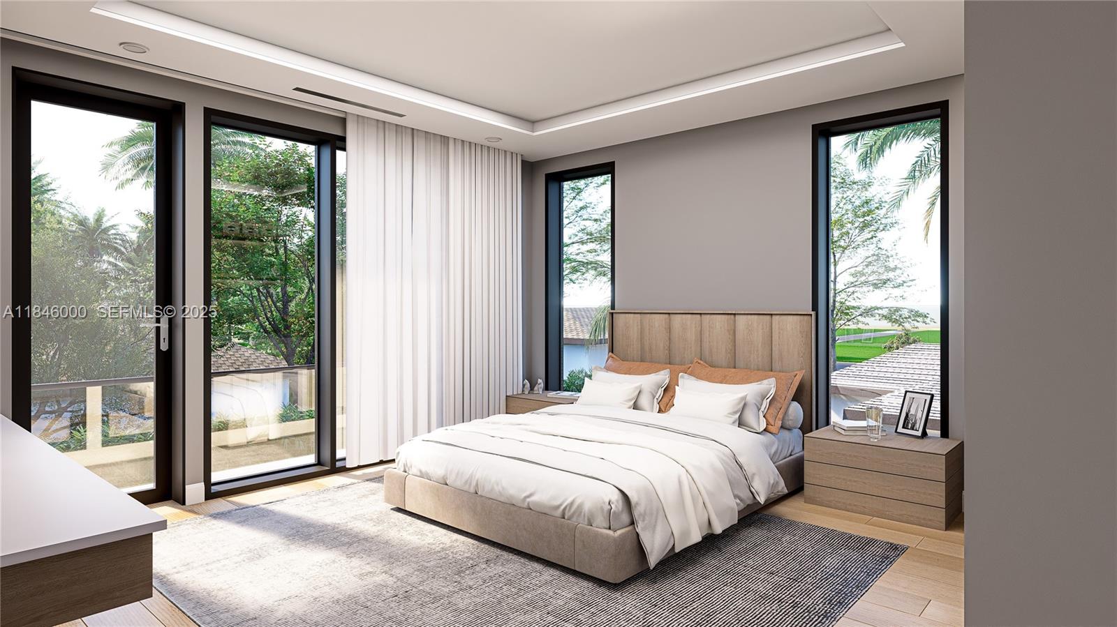 3207 Robbins Road Pompano Beach, FL 33062 - Photo 10 of 12 a bedroom with a bed and large window