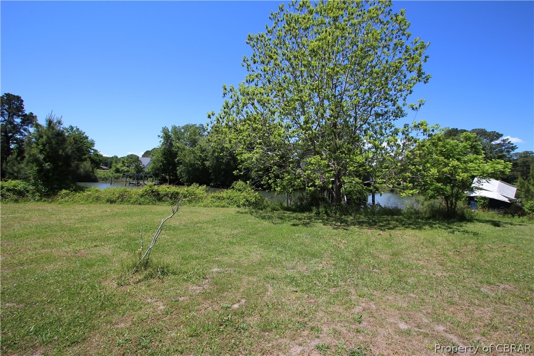815 Holly Point Road Mathews, VA 23109 - Photo 3 of 9 a view of a field with a tree