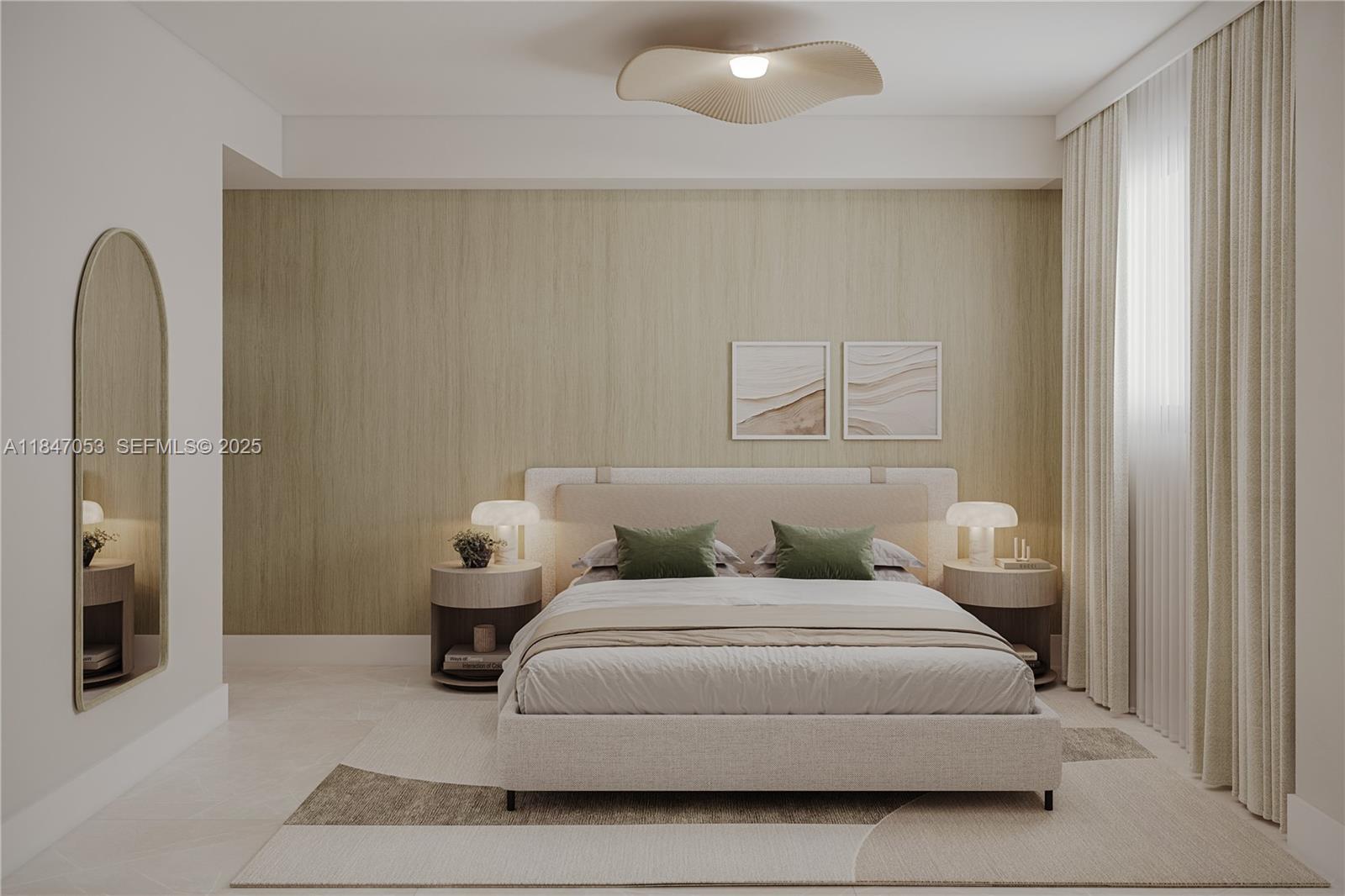 758 Northwest 2nd Street, Unit 503 Miami, FL 33128 - Photo 16 of 16 a bedroom with a bed and with furniture