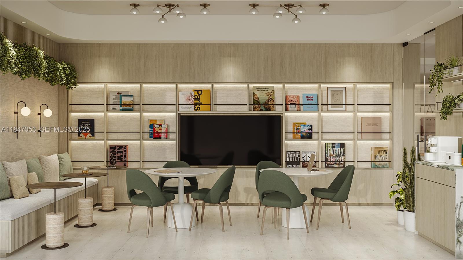 758 Northwest 2nd Street, Unit 503 Miami, FL 33128 - Photo 5 of 16 a dinning room with chairs and kitchen view