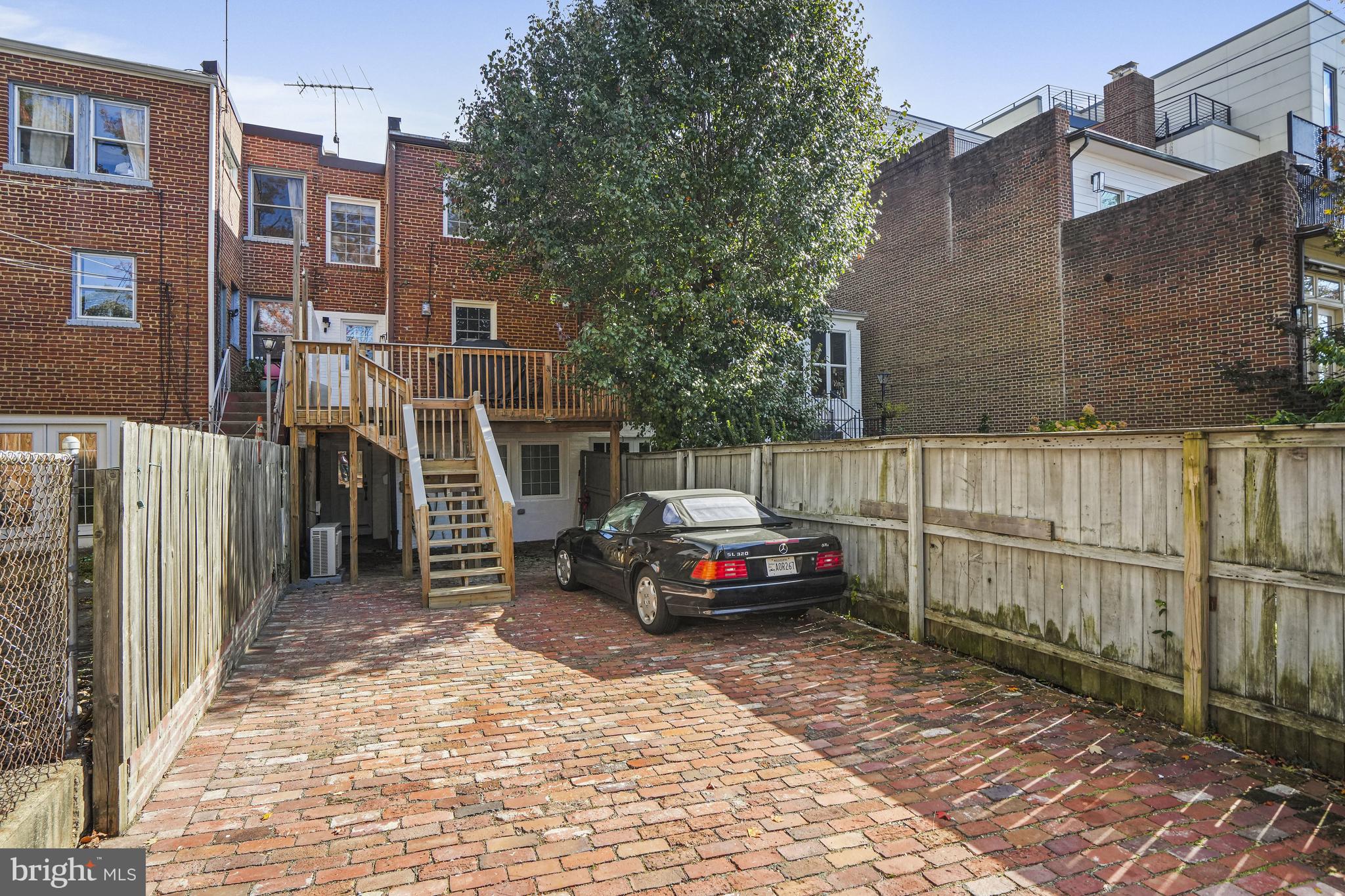 1920 35th Street Northwest Washington, DC 20007 - Photo 34 of 38 Rear Tandem Parking (on left side)