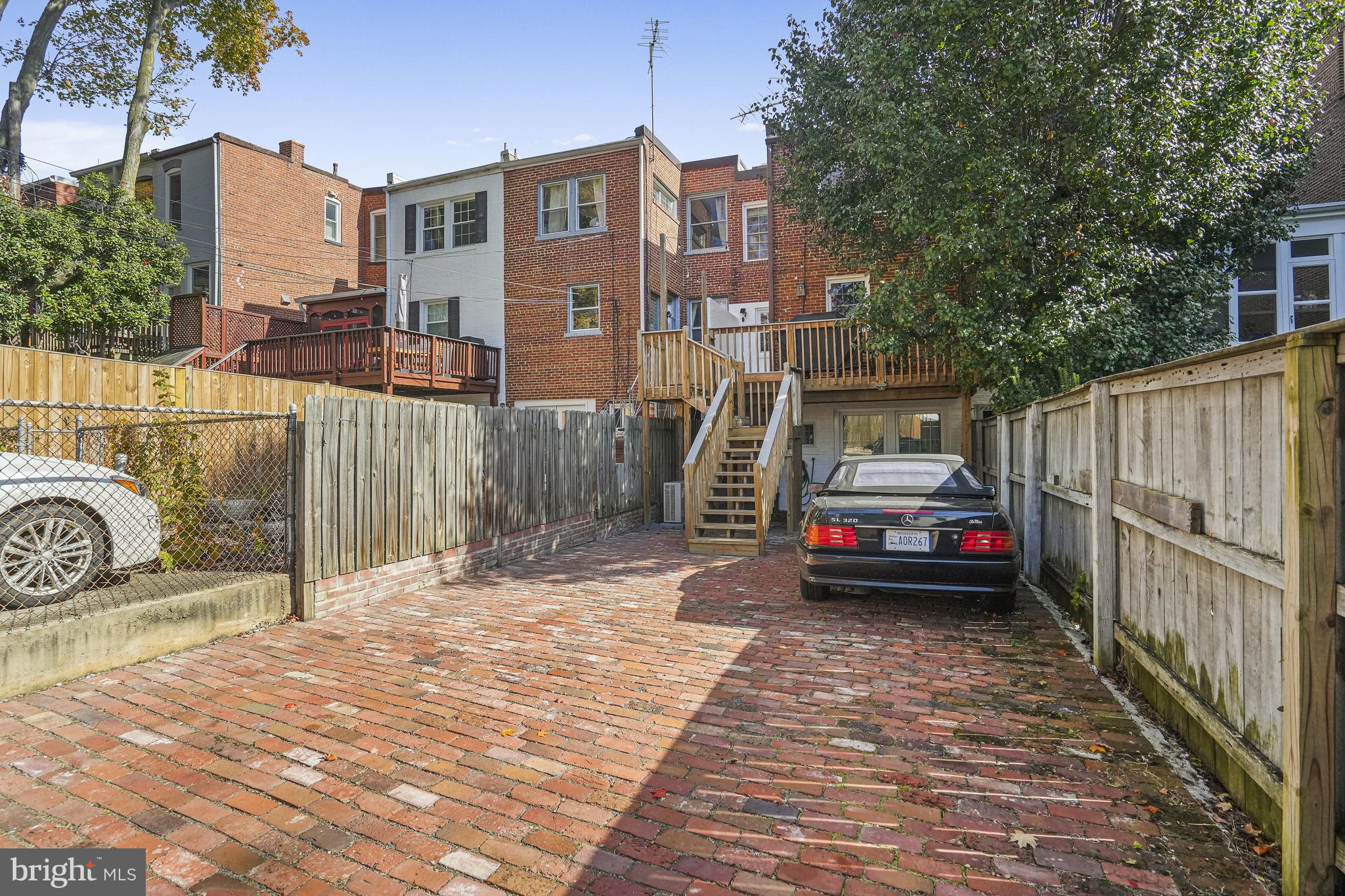 1920 35th Street Northwest Washington, DC 20007 - Photo 36 of 38 Rear Tandem Parking (on left side)