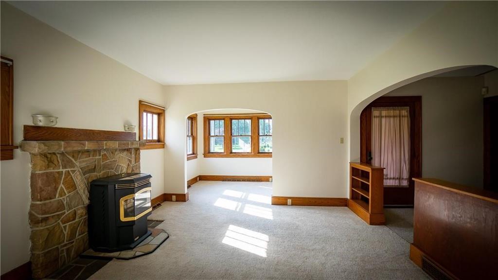 138 Shannon Road Renfrew, PA 16053 - Photo 5 of 25 a view of an empty room with a fireplace