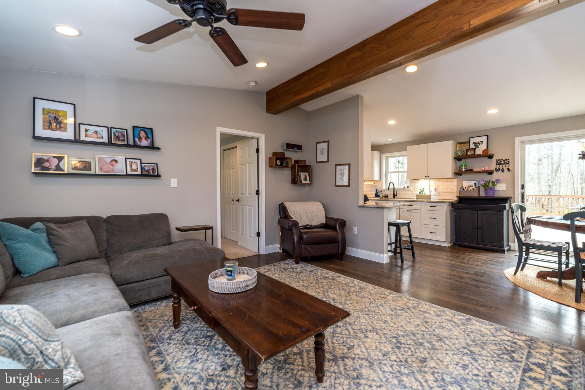 568 Kulp Road Perkiomenville, PA 18074 - Photo 12 of 34 Living room adjacent to kitchen
