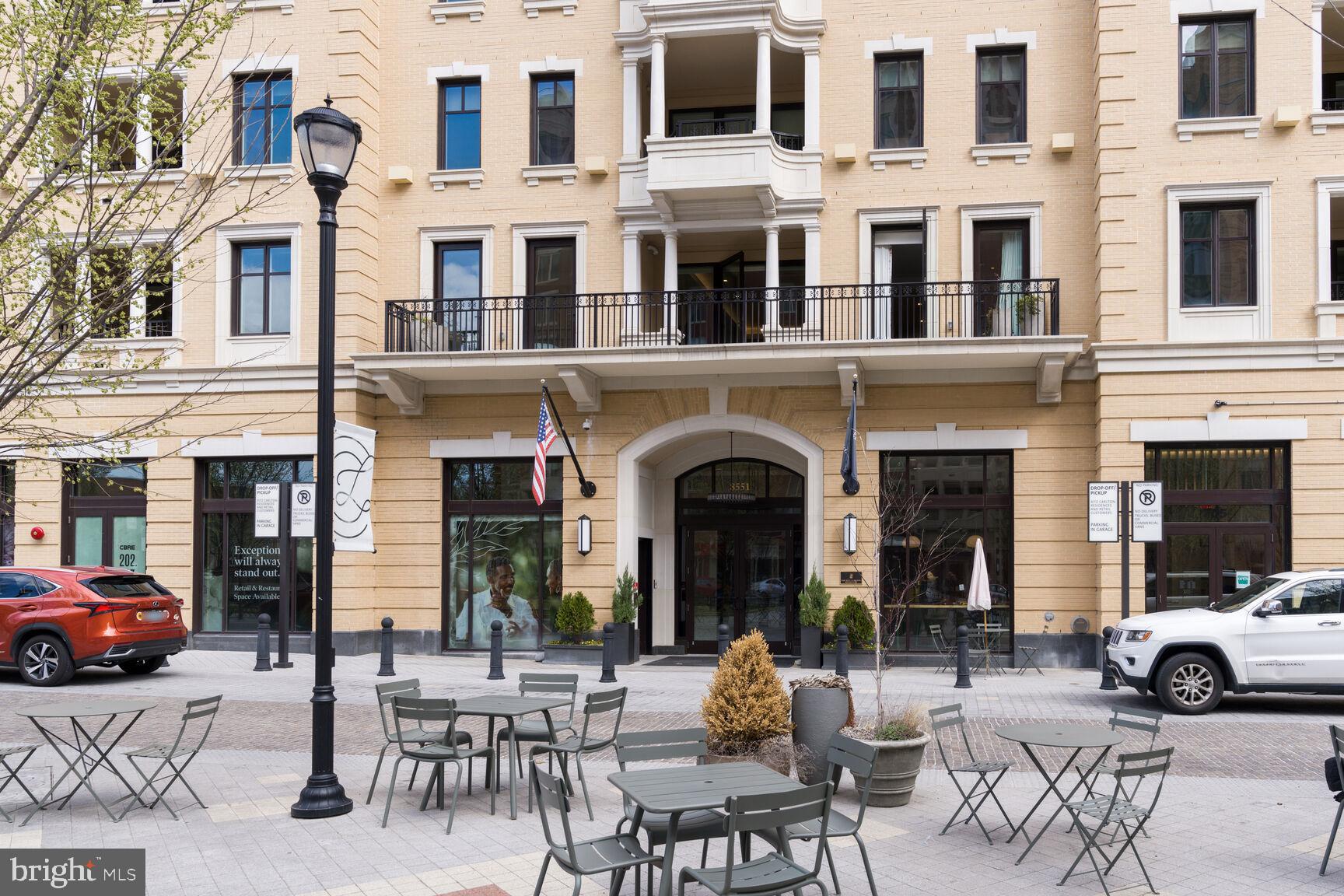 8551 Connecticut Avenue, Unit 206 Chevy Chase, MD 20815 - Photo 2 of 15 Large balcony spans length of the unit
