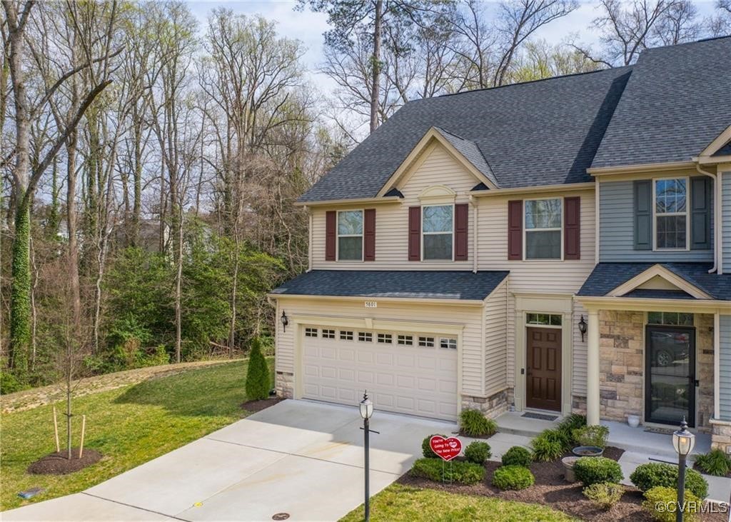 5801 Riverside Trail Richmond, VA 23225 - Photo 1 of 35 View of front of property featuring an attached ga
