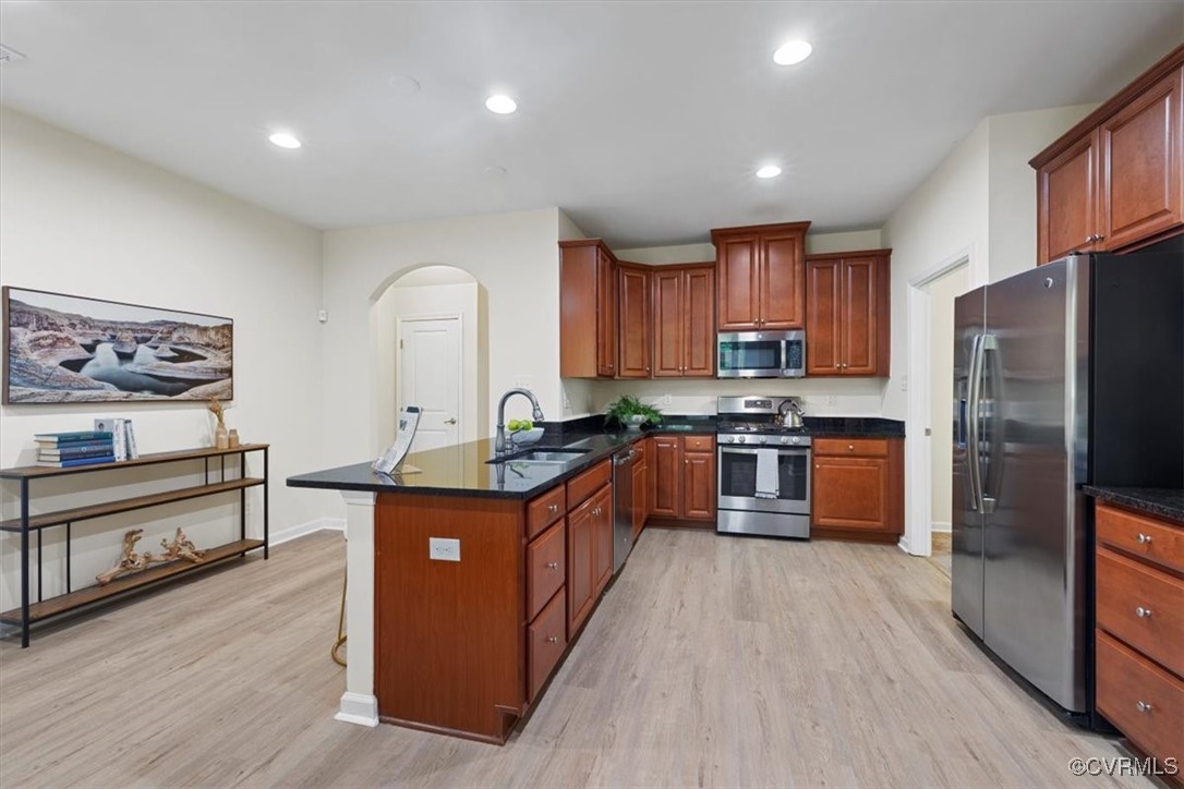 5801 Riverside Trail Richmond, VA 23225 - Photo 11 of 35 Kitchen featuring stainless steel appliances, a si