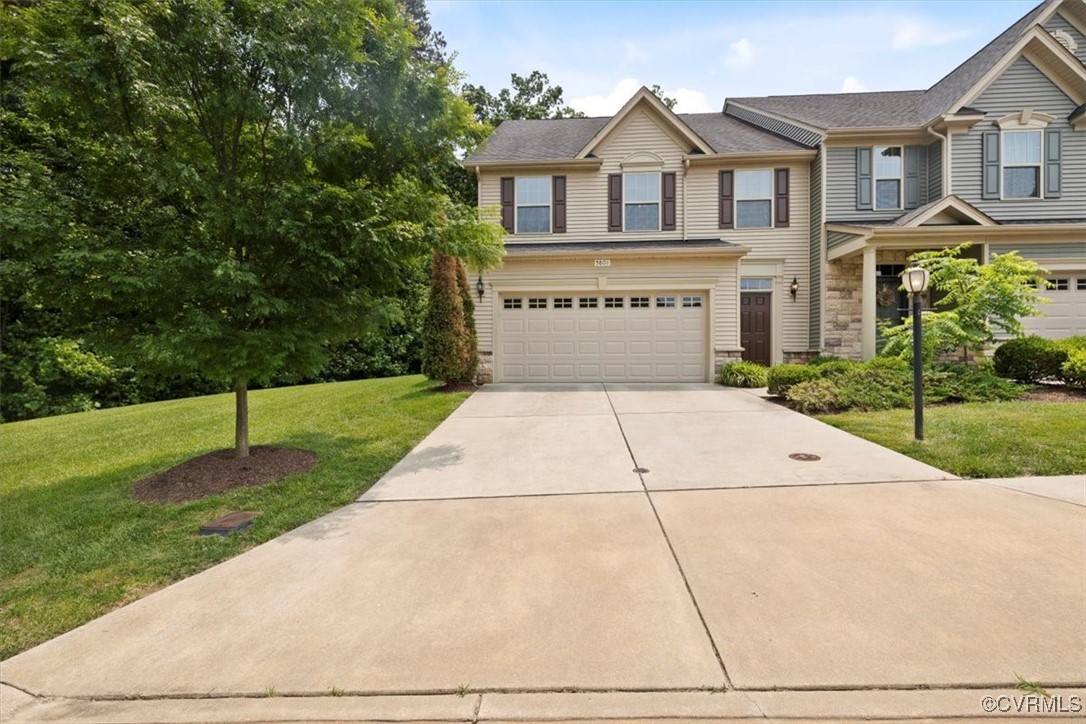 5801 Riverside Trail Richmond, VA 23225 - Photo 3 of 35 View of front of house featuring stone siding, an