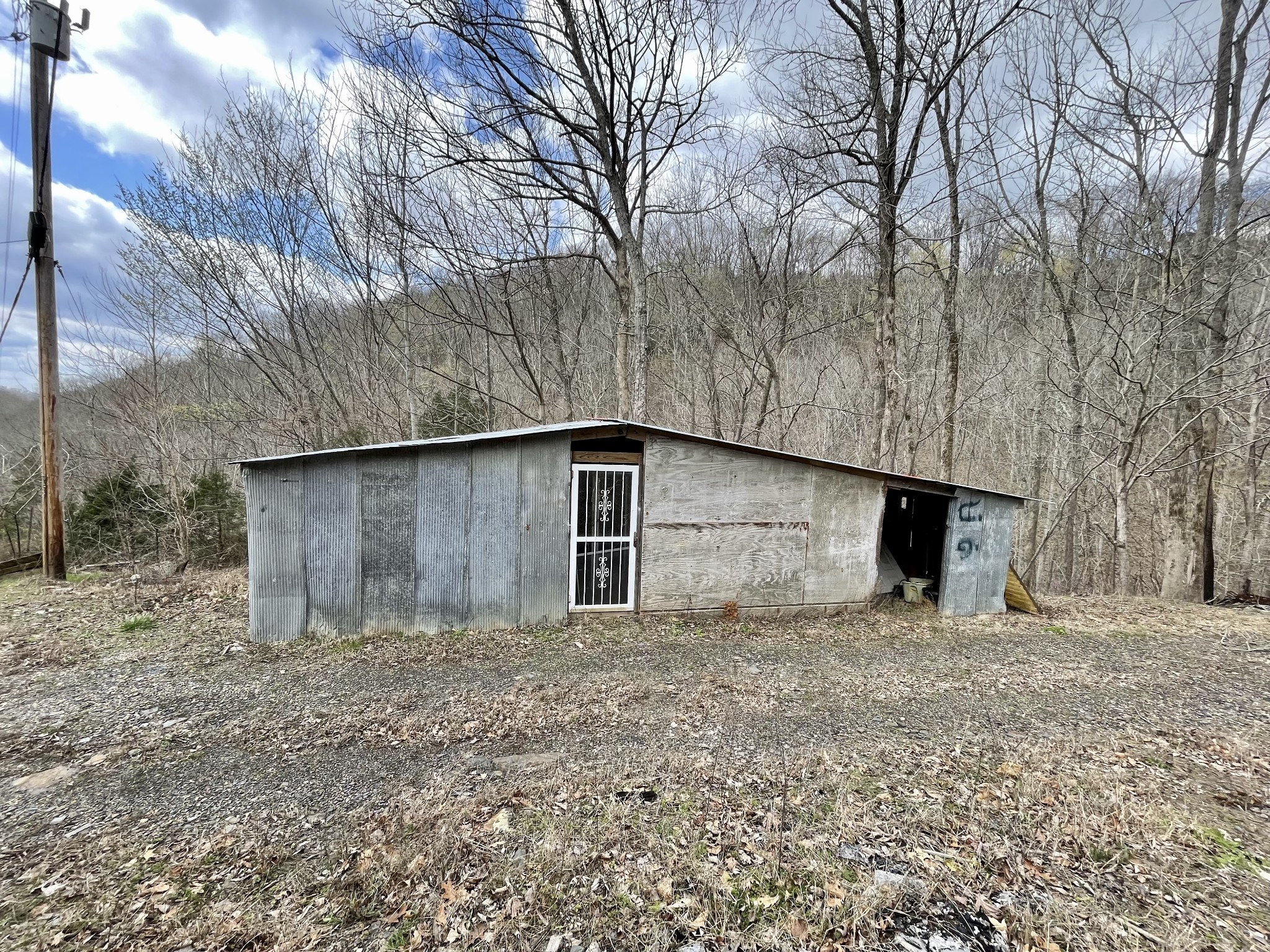250 Possum Hollow Road Dowelltown, TN 37059 - Photo 4 of 31 a backyard of a house with large tree and wooden fence