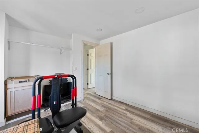 a view of a room with storage and utility room