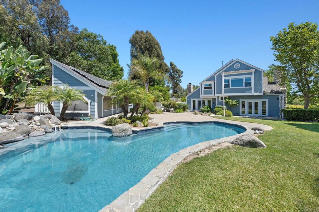 18 Gateview Drive Fallbrook, CA 92028 - Photo 43 of 73 a view of a house with swimming pool and sitting area