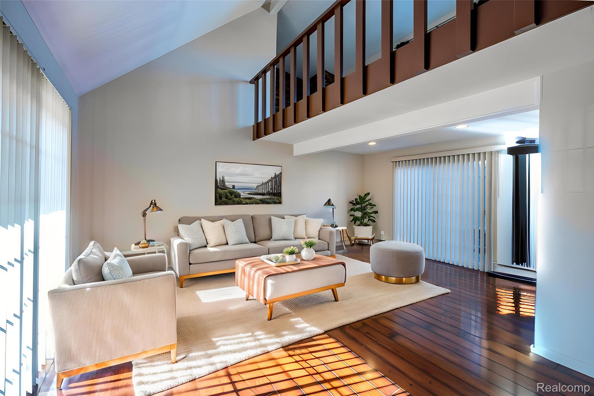 2344 West 14 Mile Road, Unit 7 Royal Oak, MI 48073 - Photo 2 of 23 Living Room (Virtual Staging)