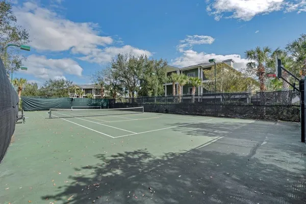 a view of a tennis court