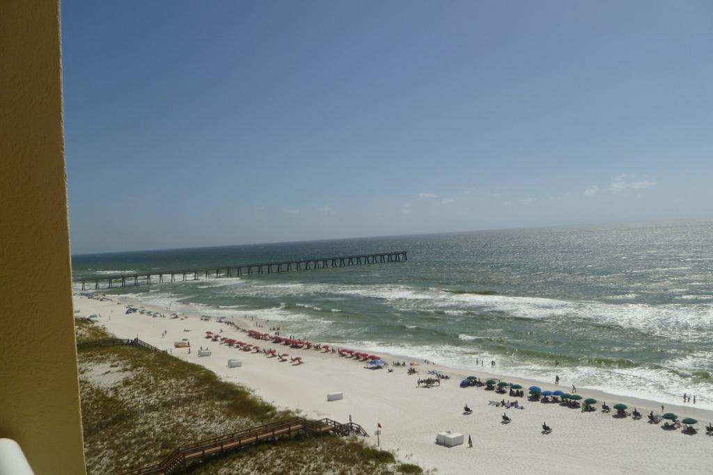 a view of ocean view with beach