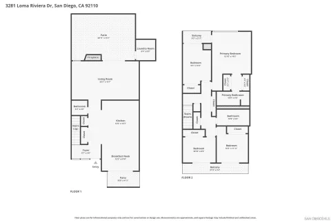 $950,000 | 3281 Loma Riviera Drive, San Diego, CA 92110