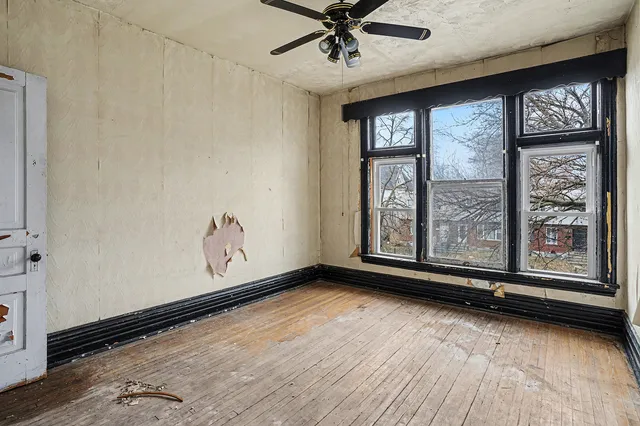 a view of an empty room with window