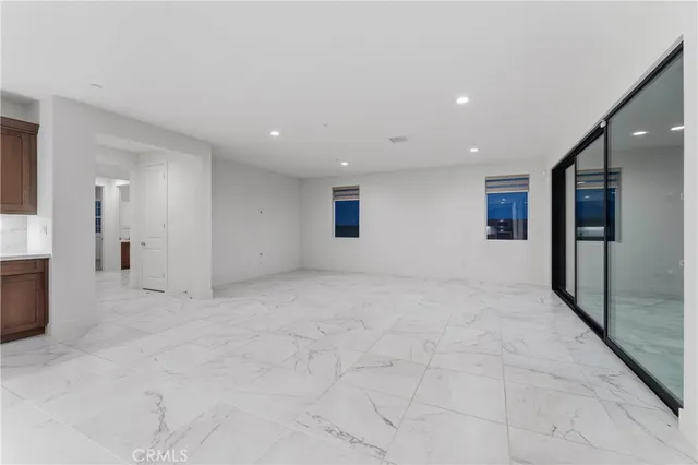 a view of an empty room