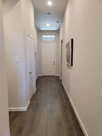 a view of hallway with window