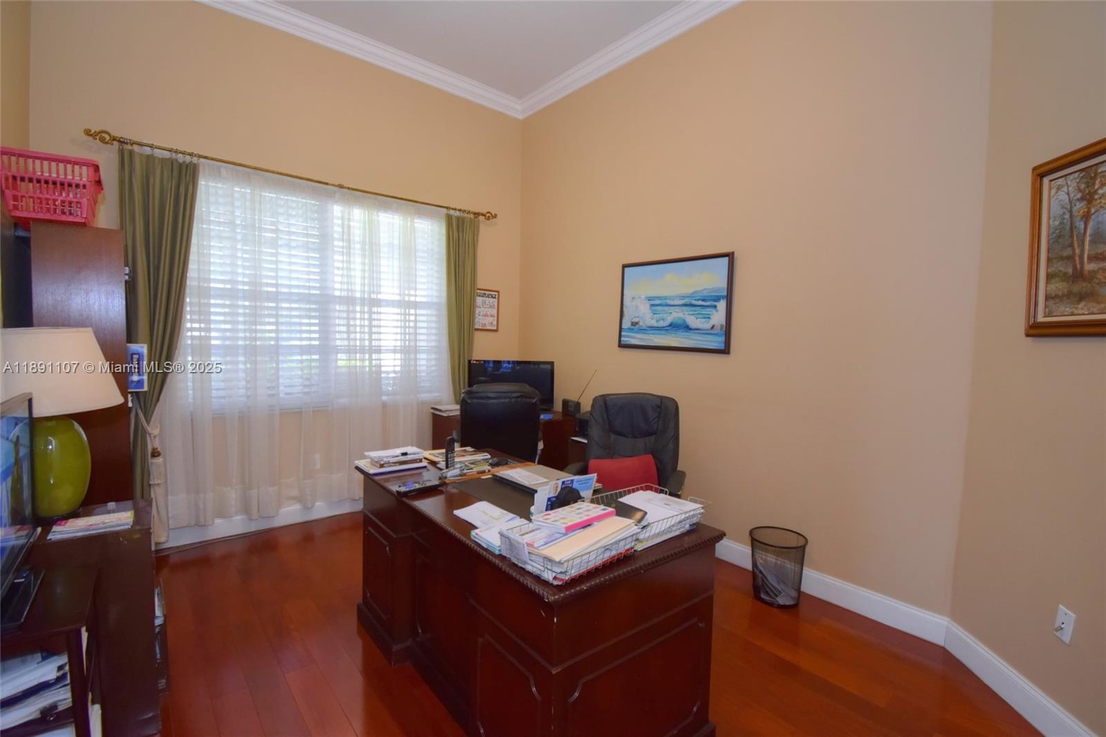 4240 Southwest 131st Avenue Davie, FL 33330 - Photo 31 of 47 a view of a workspace with furniture and a window