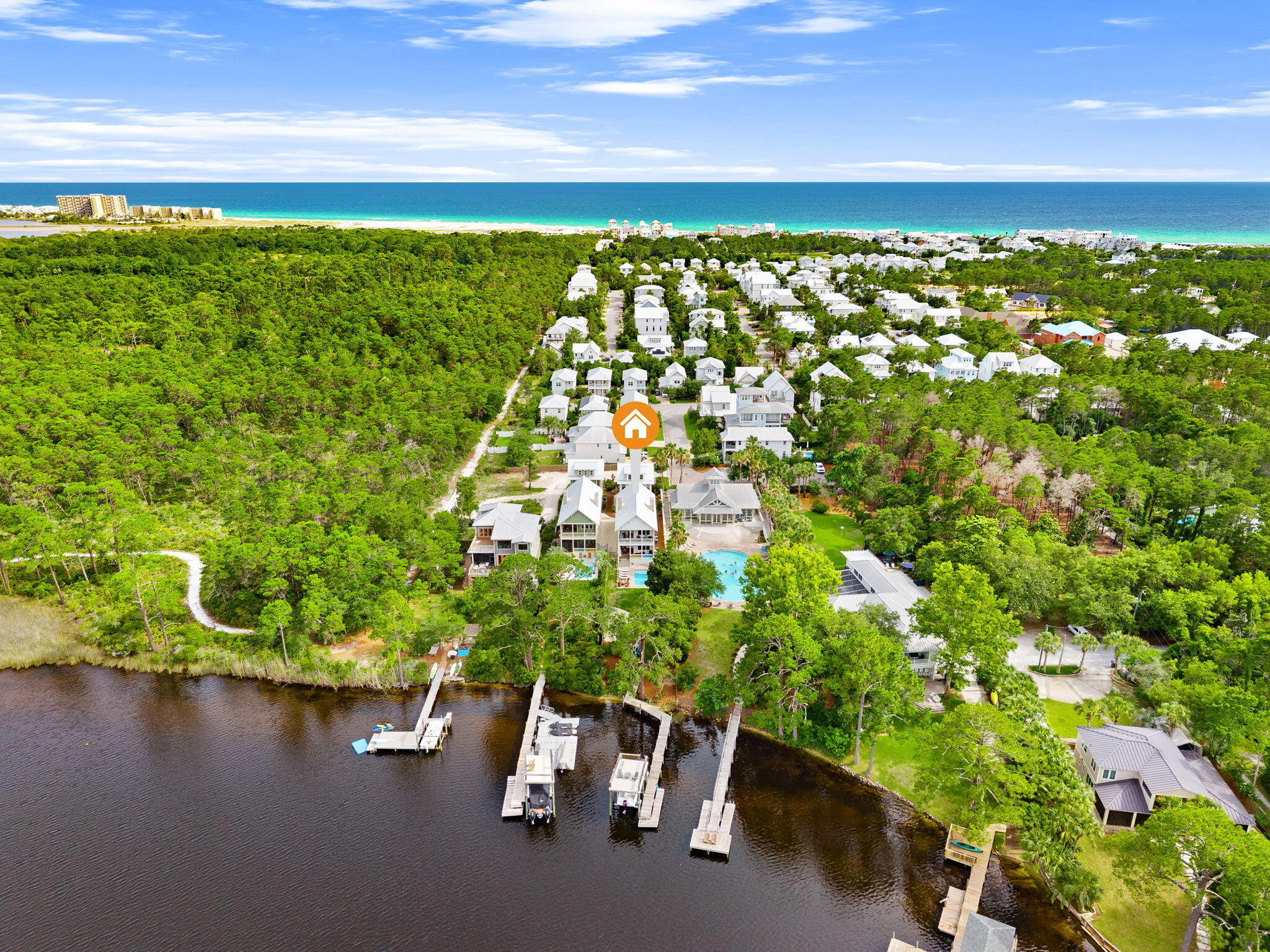 11 Dulce Ln Inlet Beach Inlet Beach, FL 32461 - Photo 69 of 71 Extraordinary Waterfront Retreat